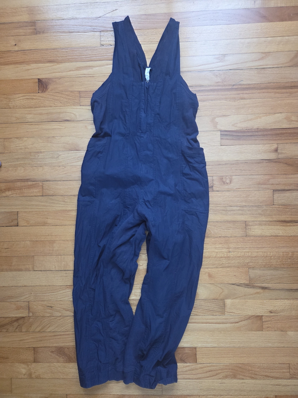 Relaxed Navy Utility Jumpsuit